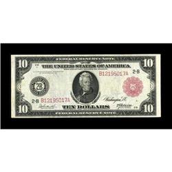 Fr. 893b $10 1914 Red Seal Federal Reserve Note Fine-Ve 
