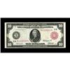 Image 1 : Fr. 893b $10 1914 Red Seal Federal Reserve Note Fine-Ve 