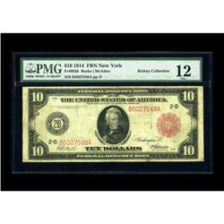 Fr. 893b $10 1914 Red Seal Federal Reserve Note PMG Fin 