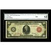 Image 1 : Fr. 894b $10 1914 Red Seal Federal Reserve Note CGA Fin 