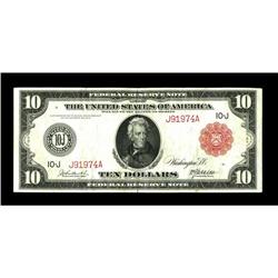 Fr. 901a $10 1914 Red Seal Federal Reserve Note Very Fi 