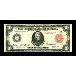 Fr. 903b $10 1914 Red Seal Federal Reserve Note Fine. T 