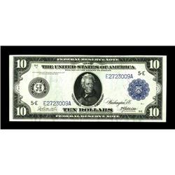 Fr. 920 $10 1914 Federal Reserve Note Extremely Fine-Ab 