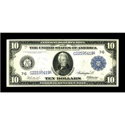 Fr. 928 $10 1914 Federal Reserve Note Choice New. Seria 