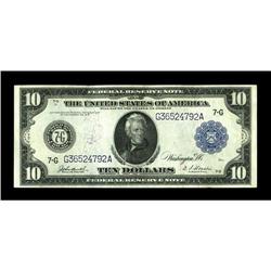 Fr. 930 $10 1914 Federal Reserve Note Choice About New. 