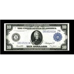 Fr. 931b $10 1914 Federal Reserve Note Very Choice New. 