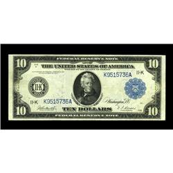Fr. 946 $10 1914 Federal Reserve Note Very Fine. A plea 