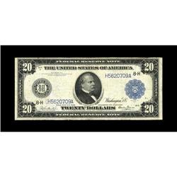 Fr. 993 $20 1914 Federal Reserve Note Fine-Very Fine. T 