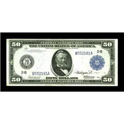 Fr. 1028 $50 1914 Federal Reserve Note Extremely Fine. 