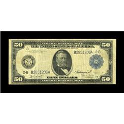 Fr. 1029 $50 1914 Federal Reserve Note. An evenly circu 