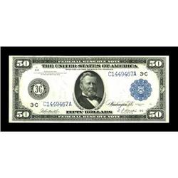 Fr. 1034 $50 1914 Federal Reserve Note Extremely Fine-A 