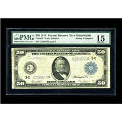 Fr. 1035 $50 1914 Federal Reserve Note PMG Choice Fine 