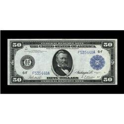 Fr. 1046 $50 1914 Federal Reserve Note Choice About New 