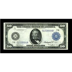 Fr. 1049 $50 1914 Federal Reserve Note Choice About New 