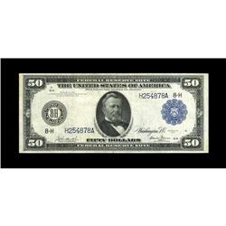 Fr. 1053 $50 1914 Federal Reserve Note Very Fine. A ra 