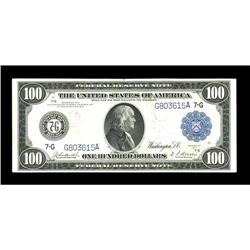 Fr. 1110 $100 1914 Federal Reserve Note Choice About Ne 