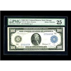 Fr. 1110 $100 1914 Federal Reserve Note PMG Very Fine 2 