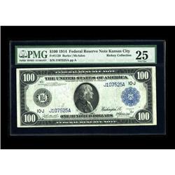 Fr. 1120 $100 1914 Federal Reserve Note PMG Very Fine 2 
