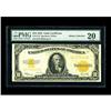 Image 1 : Fr. 1173 $10 1922 Gold Certificate PMG Very Fine 20. Th 