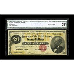 Fr. 1178 $20 1882 Gold Certificate CGA Very Fine 25. Th 