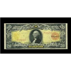 Fr. 1179 $20 1905 Gold Certificate Very Good-Fine. The 