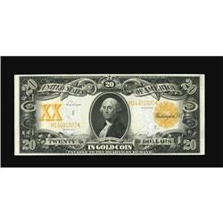 Fr. 1186 $20 1906 Gold Certificate Gem New. Excellent m 