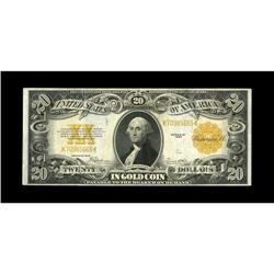 Fr. 1187 $20 1922 Gold Certificate Very Fine. A nicely 