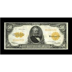 Fr. 1200 $50 1922 Gold Certificate Very Fine-Extremely 