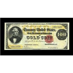 Fr. 1209 $100 1882 Gold Certificate Extremely Fine. A l 