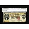 Image 1 : Fr. 1215 $100 1922 Gold Certificate CGA Choice Uncircul 
