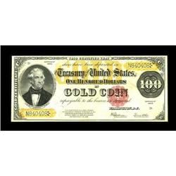 Fr. 1215 $100 1922 Gold Certificate Extremely Fine. A d 