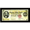 Image 1 : Fr. 1215 $100 1922 Gold Certificate Very Fine. An evenl 