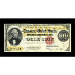 Fr. 1215 $100 1922 Gold Certificate Very Fine. Bright c 
