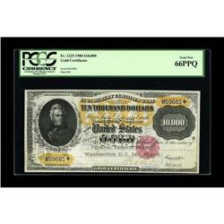 Fr. 1225 $10000 1900 Gold Certificate PCGS Gem New 66PP 