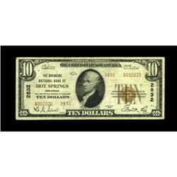 Hot Springs, AR - $10 1929 Ty. 2 The Arkansas NB Ch. # 