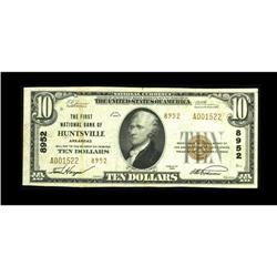 Huntsville, AR - $10 1929 Ty. 2 The First NB Ch. # 8952 
