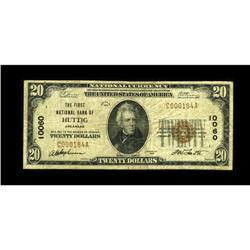 Huttig, AR - $20 1929 Ty. 1 The First NB Ch. # 10060Thi 