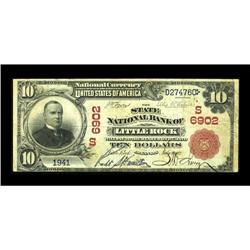 Little Rock, AR - $10 1902 Red Seal Fr. 613 The State N 
