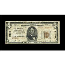 Little Rock, AR - $5 1929 Ty. 2 The Commercial NB 