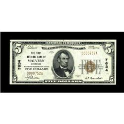 Malvern, AR - $5 1929 Ty. 1 The First NB Ch. # 7634A lo 