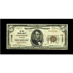 Mansfield, AR - $5 1929 Ty. 1 The First NB Ch. # 11195T 