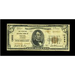 Mena, AR - $5 1929 Ty. 2 The Planters NB Ch. # 13693Typ 