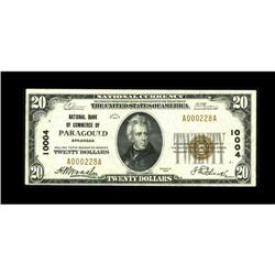 Paragould, AR - $20 1929 Ty. 1 NB of Commerce Ch. # 100 