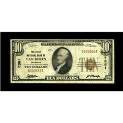 Van Buren, AR - $10 1929 Ty. 1 The First NB Ch. # 7361A 