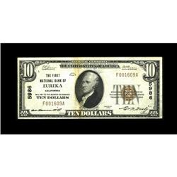 Hanford, CA - $10 1929 Ty. 2 The First NB Ch. # 5863A s 