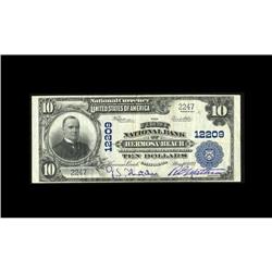 Hermosa Beach, CA - $10 1902 Plain Back Fr. 635 The Fir 