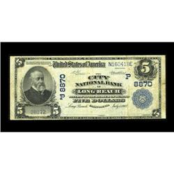 Long Beach, CA - $5 1902 Plain Back Fr. 600 The City NB 