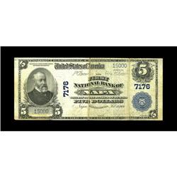 Napa, CA - $5 1902 Plain Back Fr. 598 The First NB Ch. 