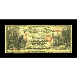 Sacramento, CA - $5 1872 Fr. 1138 The National Gold Ban 