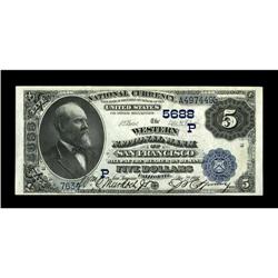 San Francisco, CA - $5 1882 Date Back Fr. 537 The Weste 